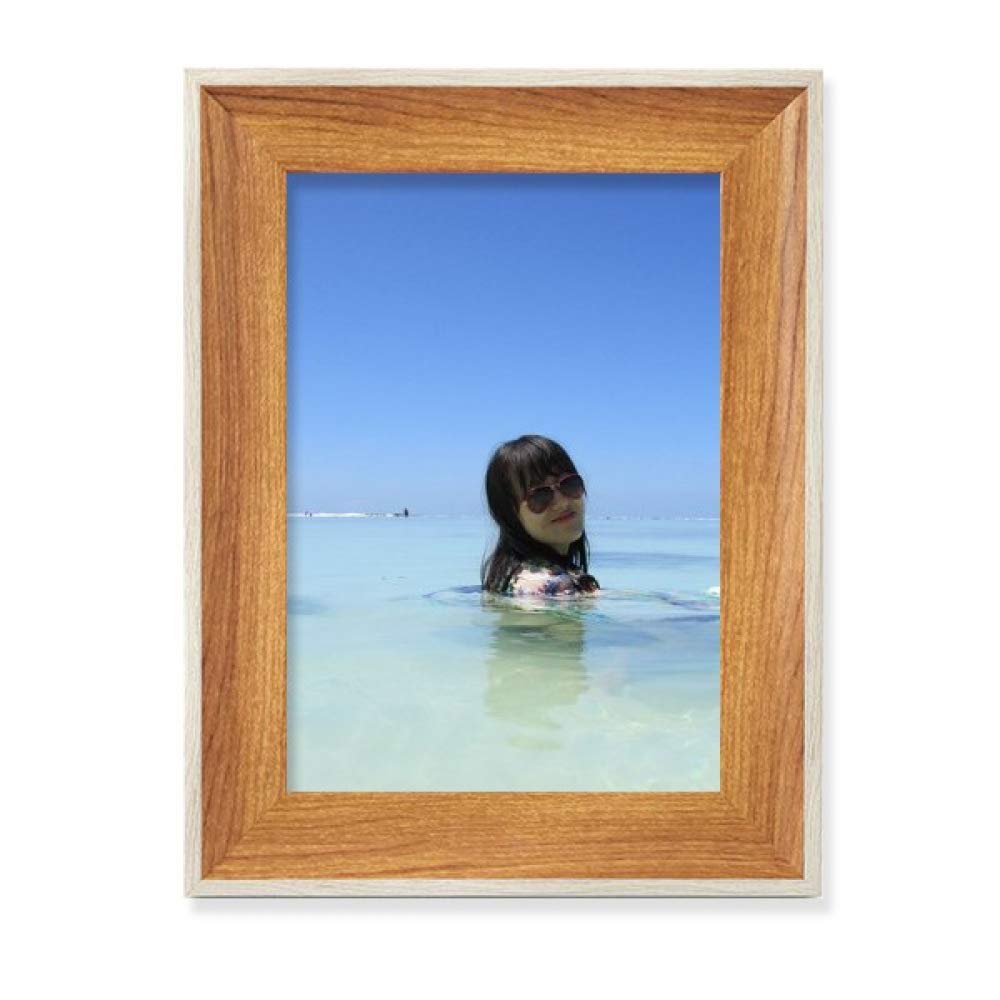 Cadre de photo en bois peinture art affichage bureau Sea Wave