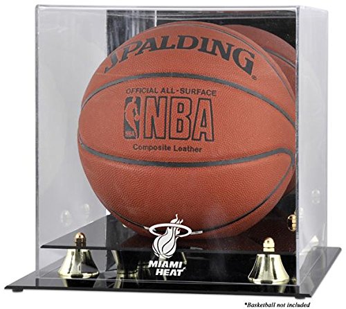 Miami Heat Golden Classic Logo Basketball Display Case
