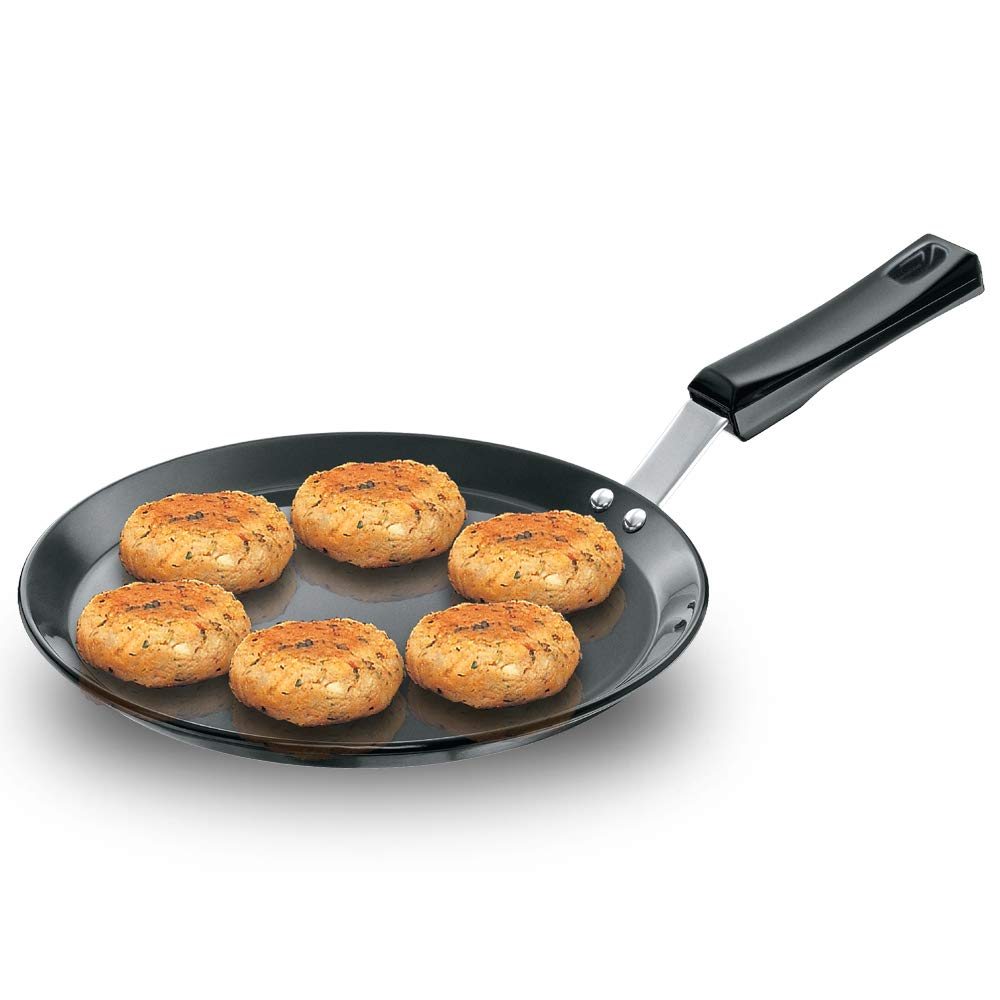 Amazon.com: Futura Hard Anodised Flat Tava 26 cm, 4.88 mm with