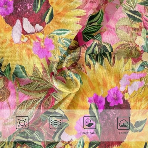 Designer Girls Underwear Toddler 2t Cotton Little Girl Panties Vintage Sunflowers Undies Kids Briefs3