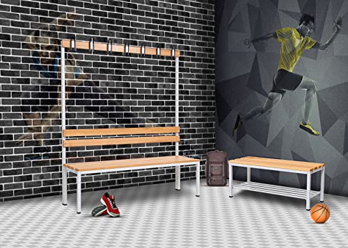 furni24-Banc-vestiaire-Acier-carre-et-Bois-Dur-laque-HetreGris-100-cm-x-42-cm-x-40-cm