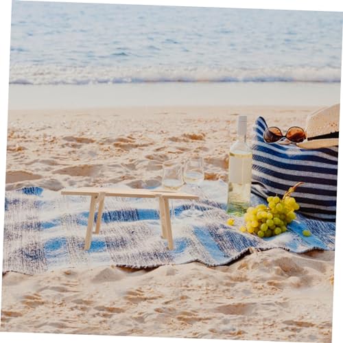 Table pique-nique pliable portable extérieur camping support vin - 5