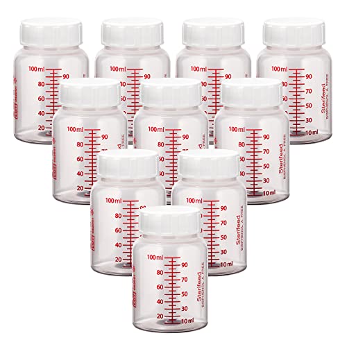 Sterifeed Babyflasche, wiederverwendbar, steril, 100 ml, 10 Stück