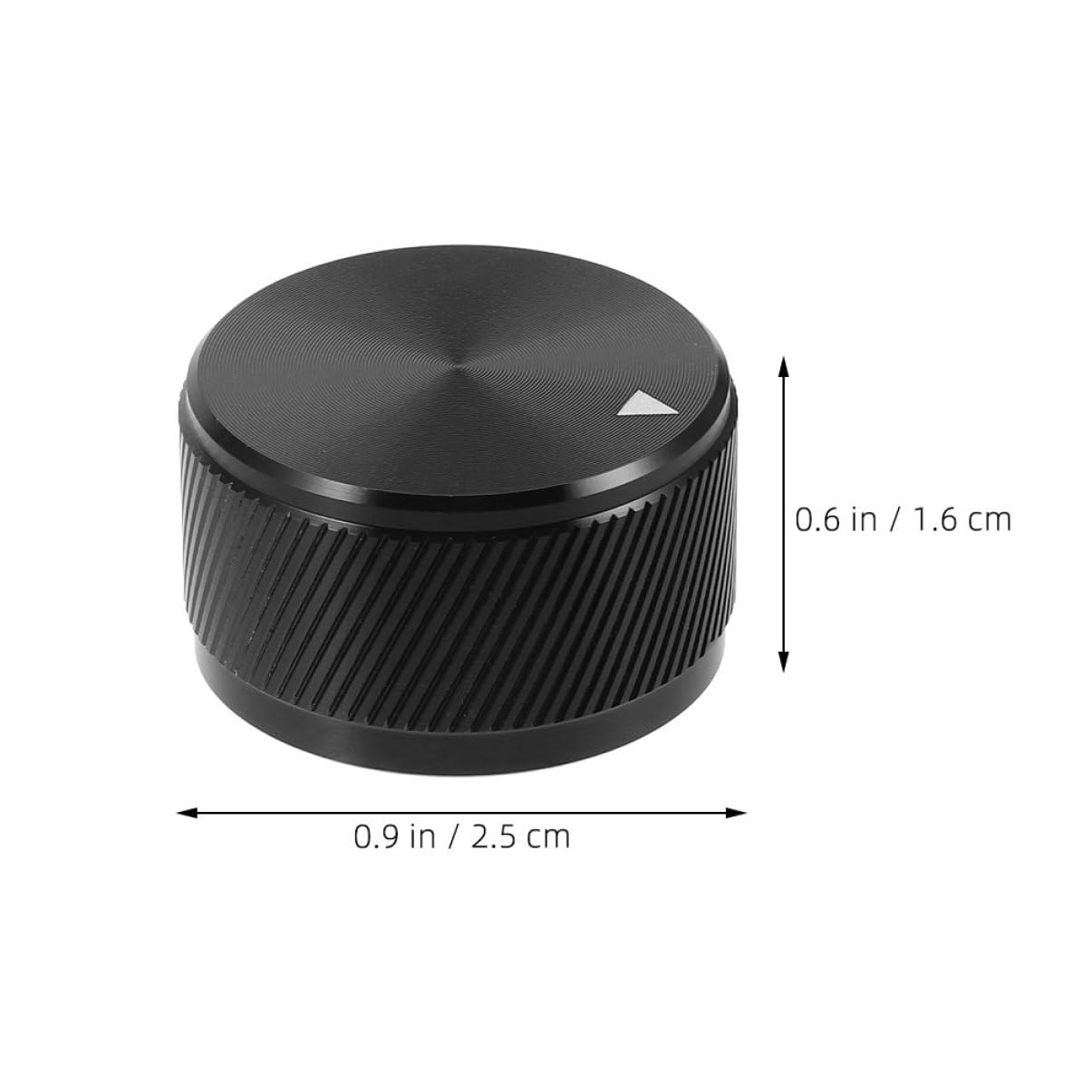 POPETPOP 3 Szt. Gałka Głośności: Aluminiowe Gałki Do Regulacji Głośności Dźwięku - Obrotowy Przełącznik Potencjometru Do Wzmacniacza Studyjnego, Gitary Basowej