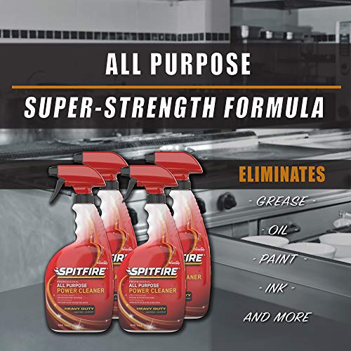 Diversey CBD540038 Spitfire Professional All Purpose Power, 32 Ounce Capped Spray Bottle (4 Pack)