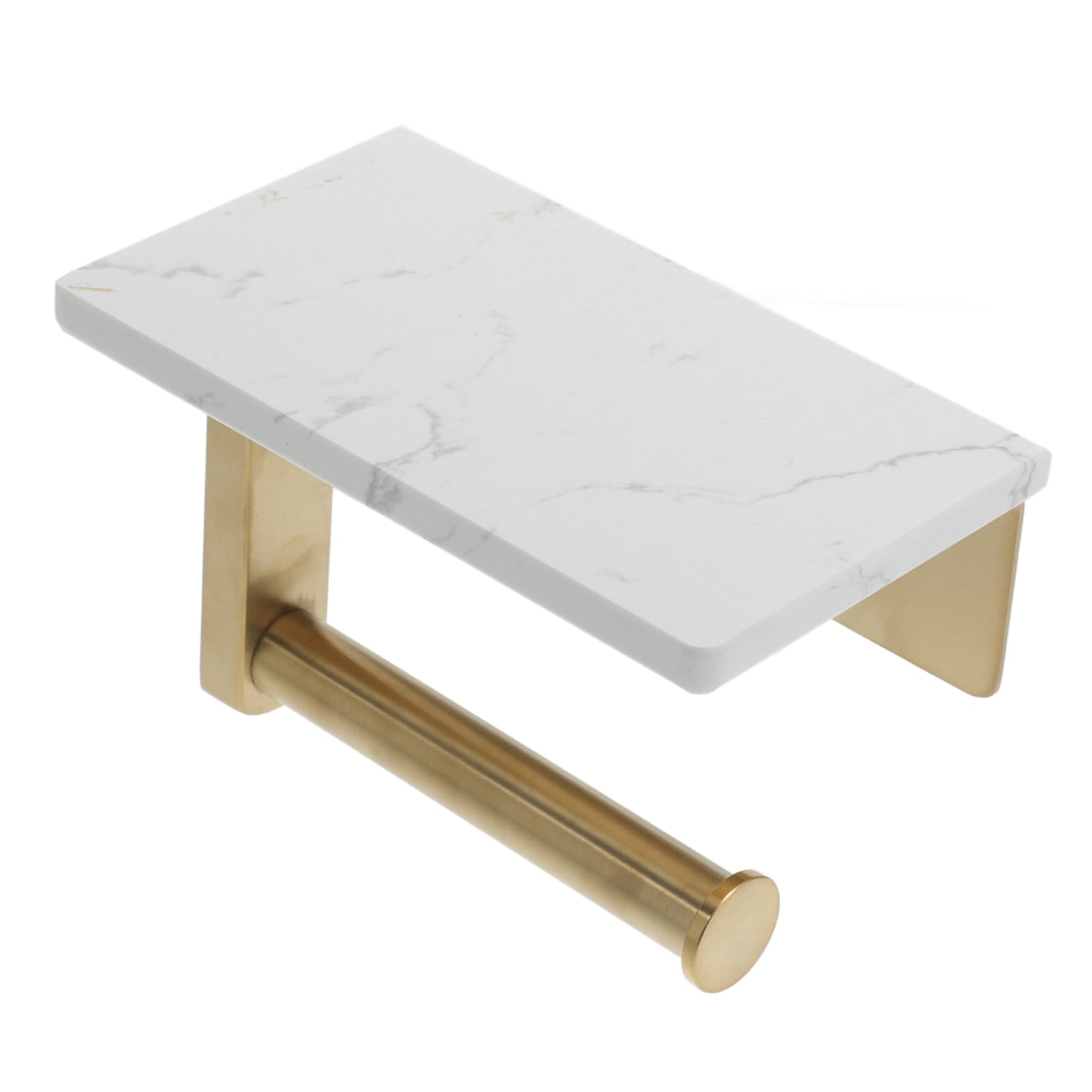MAGICLULU 3 Piezas Estante De Rollo De Papel Soporte De Tejido De Pared Toallero De Cocina Colgador De Papel Higiénico Dispensador De Papel Higienico Estante para Telefono Acero Inoxidable
