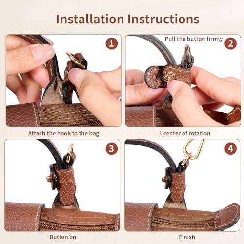 Image of Bag Shoulder Strap, Adjustable Purse Strap Crossbody Replacement for Mini Longchamp Le Pliage