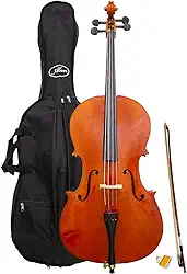 Violoncelo AL 1210 4/4 Alan Com Capa Arco Breu