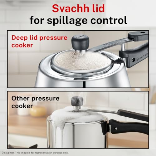 Image of Prestige Nakshatra Cute Svachh Stainless Steel Pressure Cooker 1.5 L