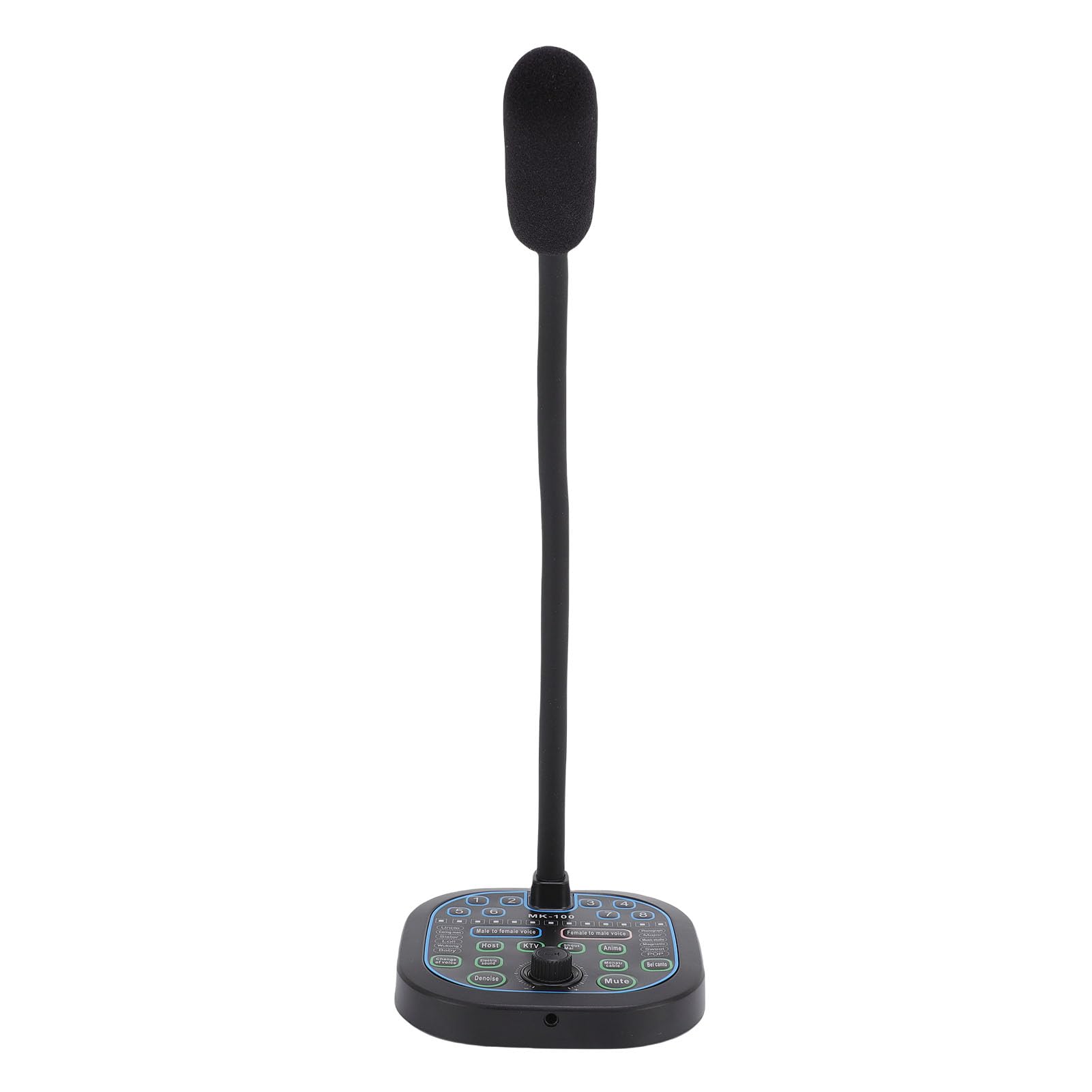 Yunseity 16 Sound Effects Voice Changer Set, Handheld Microphone Voice Changer for Gaming Phone PC, Connect with Type C, USB, 3.5mm Jack, for Gaming Music Recording