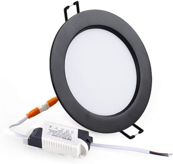 Recessed 12W 86-265V Commercial Lighting LED Downlight Energy-Saving Environmentally Friendly Low-Power Embedded Panel Light Simple Creative Office Recessed Spotlight Integrated