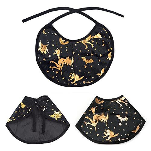 Pet Halloween Outfits Dog Costumes Pet Clothes with Adjustable Witch Hat Capes Costume for Small Medium Dogs Cats Halloween Christmas Party - Image 4
