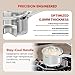 SUNHOUSE – 3 Quarts Stainless Steel Sauce Pan with Lid - PFOA-Free, Stainless Steel Sauce Pan, Advanced Impact Bonding Induction Base, Stay-Cool Handle, Compatible with All Cooktops