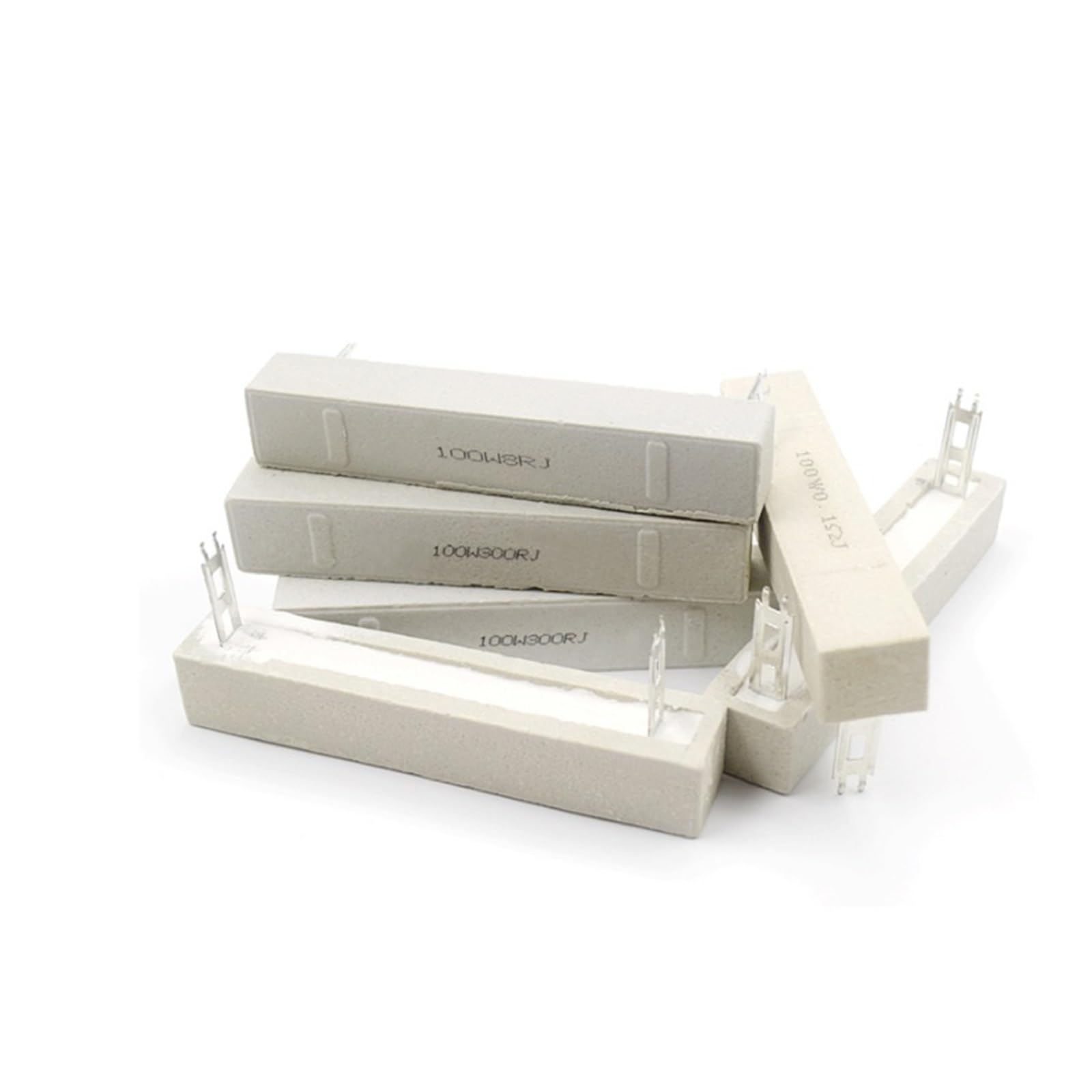 Chanzon 10st 5W Cement Weerstand 0.1 ohm ±5% Tolerantie Draadgewonden