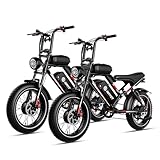 AMYET Black/Black S8 Peak Electric Bike with Dual...