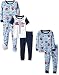 Carter's Baby Boys' 5-Piece Cotton Snug-Fit Pajamas, All-Star, 18 Months