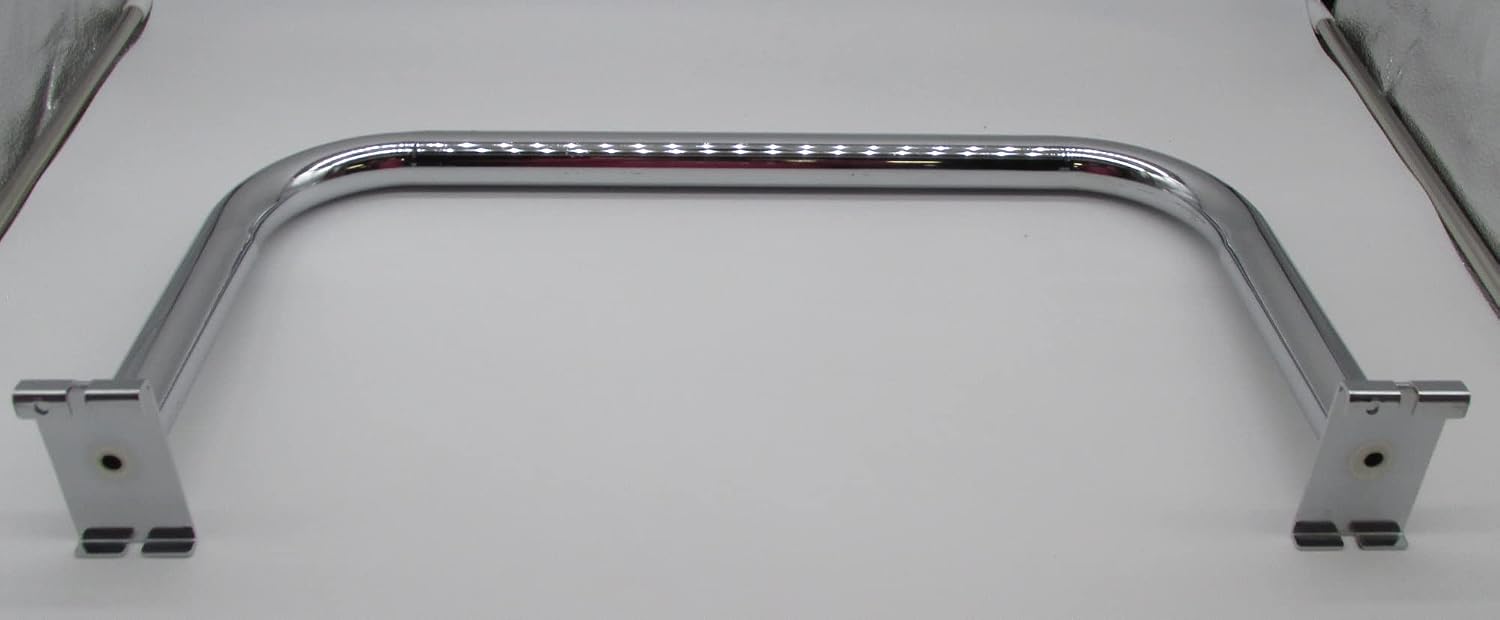 NAHANCO KHG681; U-Shaped Hangrail for Gridwall, 19 ¼”, Chrome
