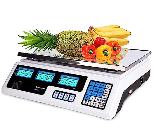  BILANCIA ELETTRONICA DIGITALE PROFESSIONALE MAX 40 KG PIATTO ACCIAIO INOX 2 GR