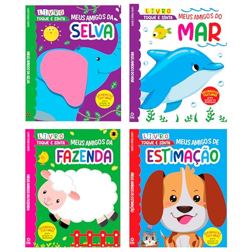 Coleção Toque e Sinta - Kit com 4 Livros