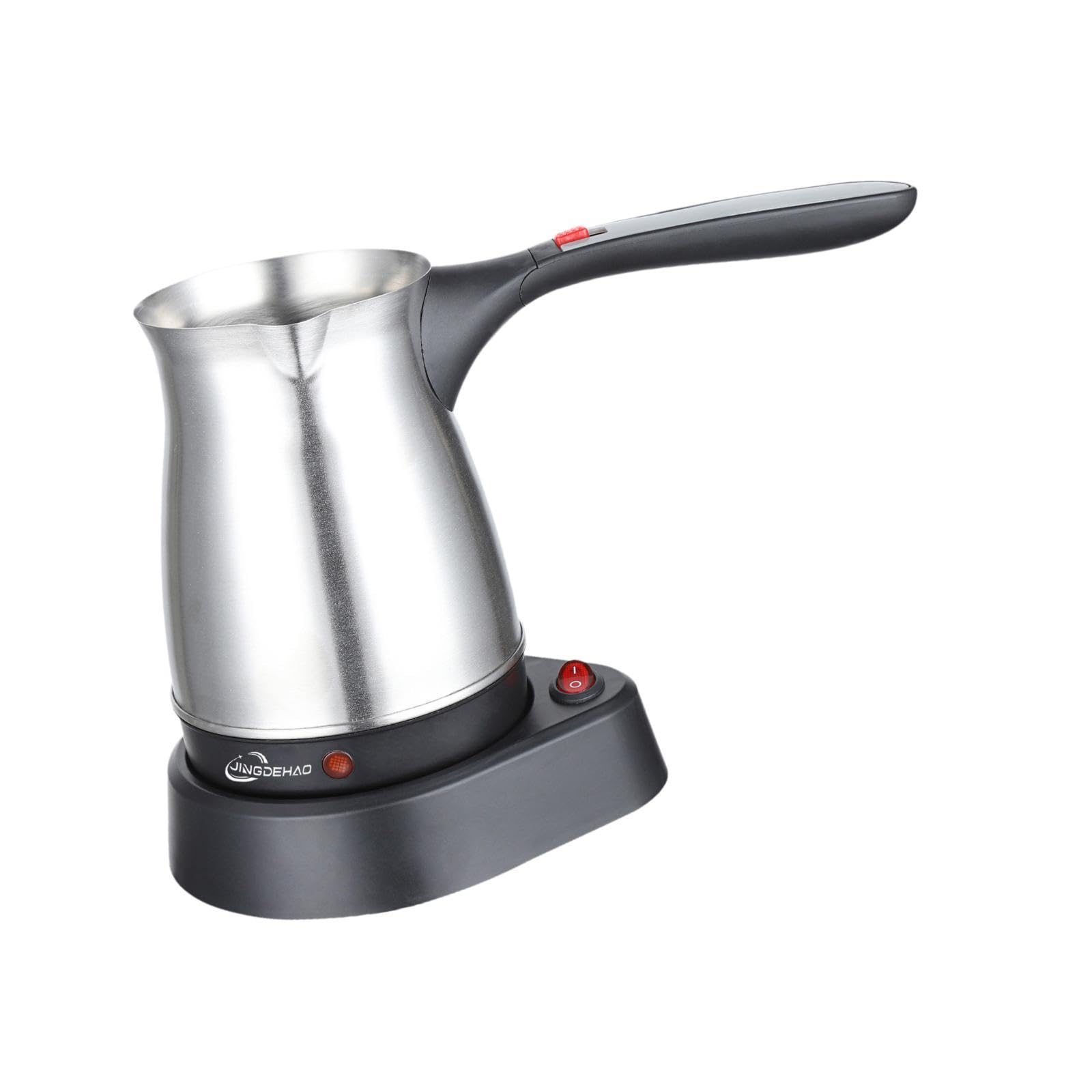 Bothyi Electric Turkish Coffee Pot,Teapot Stainless Steel 500ml Water Kettle,Coffee Kettle for Household,Restaurant,Bar,Outdoor Cafe, Style C