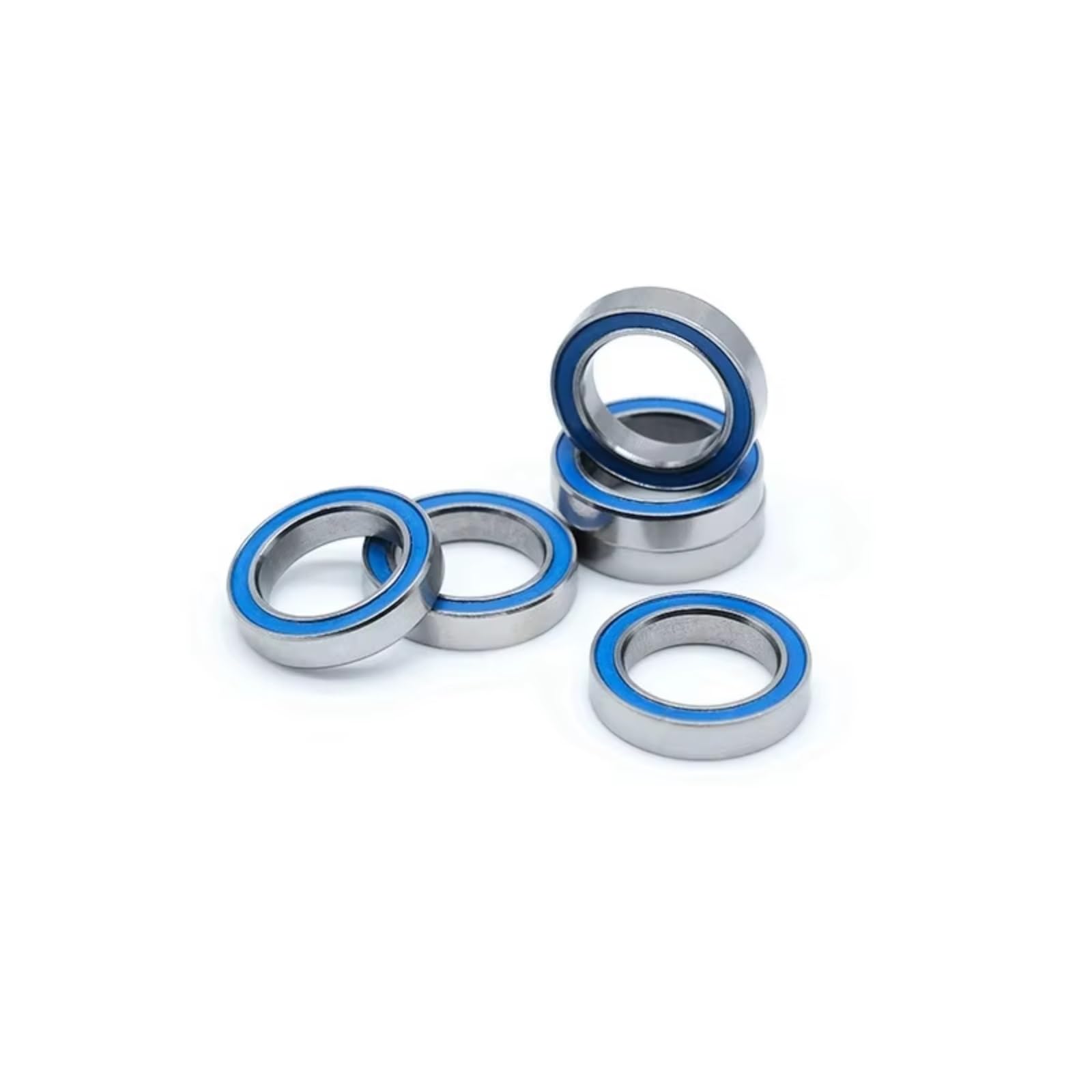Rodamientos Bolas RC para MR105RS MR105-2RS ABEC-7 10 Piezas 5x10x4 Mm Cojinete para Hobby Electric RC Car Truck Cojinetes De Bolas Piezas De Repuesto Selladas Azules