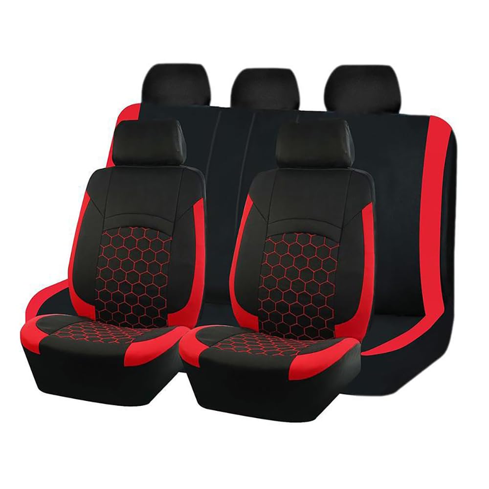 5 Seater Car Seat Covers for Peugeot 308 SW T7/308 CC T7/308 T9/308 GT T9/308 SW T9/308 SW GT T9/405, Non-Slip Waterproof Breathable Seat Protector, Front and Rear Seat Protection Seat Cover Sets