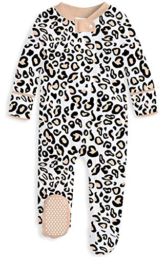 Image of UNIFACO Baby Footies Pajama 3-6 Months Zipper Sleepers One Piece Footed Unisex Babie Clothes for Birthday Gift