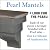 Pearl Mantels ARYB7249927 Unique and Versatile Mantel Shelf, Lightly Finish with Chalk wash top, 72" L & 10" D, Hang Alone, corbels and Arch (Included), Patio Distressed