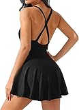 A-LINIEN-PASSFORM: Unser Sport- und Fitnesskleid für Frauen ist sowohl modisch als auch funktionell. Es ist oben eng anliegend und läuft unten in einer schmeichelhaften A-Form aus, die Ihre Taille, Ihren Po und Ihre Oberschenkel bedeckt. Das dehnbare, bauchfreie Design lässt Sie schlank aussehen. Die schlanke, taillierte Silhouette unterstreicht Ihre stromlinienförmige Form und schafft einen modernen, sportlichen Look, der süß und schmeichelhaft ist!
