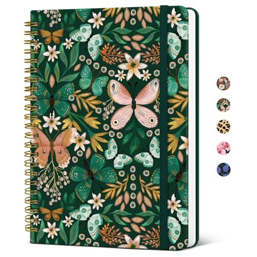 Fitness Workout Journal for Women & Men, A5(5.5" x 8.2") Workout Log Book Planner for Tracking, Progress, and Achieving Your Wellness Goals - Green