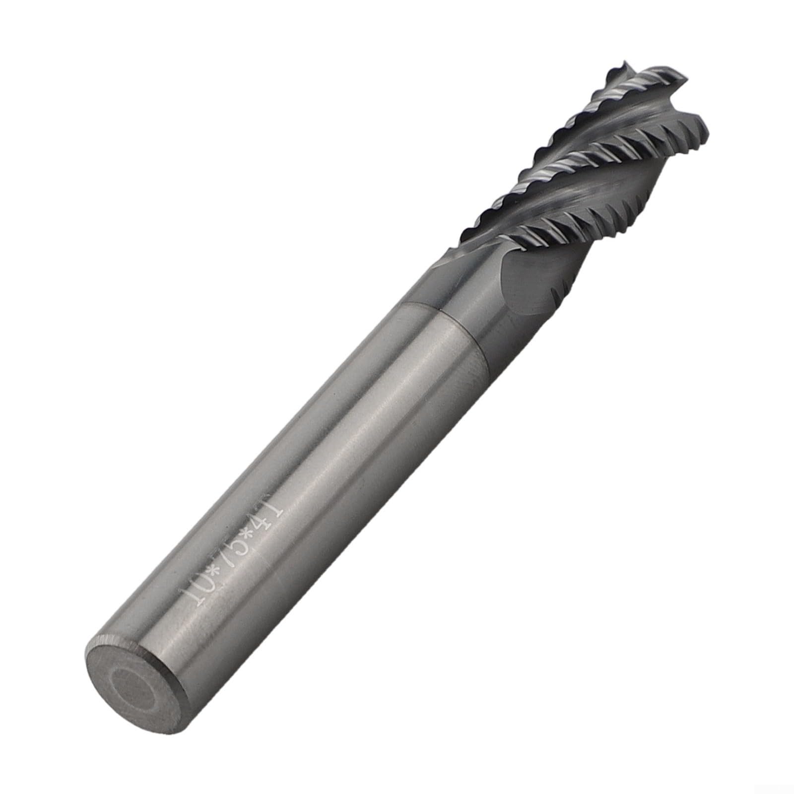Fraise à ébaucher en carbure massif revêtue d'AlTiN, design à 4 dents pour un retrait efficace des matériaux dans la fabrication (10 mm)