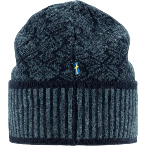 Fjällräven Unisex Snow Mütze, Dark Navy, One Size