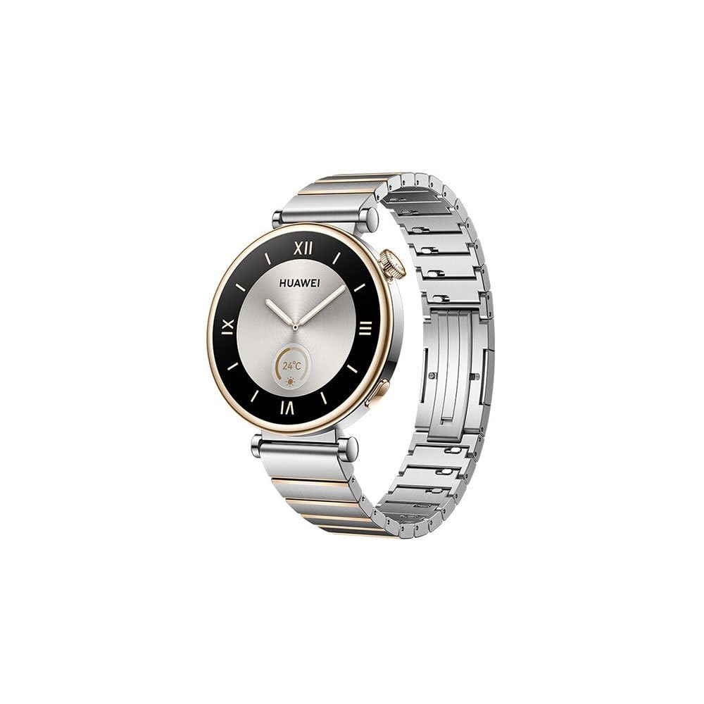 HUAWEI Watch GT 4 41mm Smartwatch, Filigranes Design, Bis zu 7 Tage Akkulaufzeit‌, Erweitertes 24/7 Gesundheitsmanagement, Kalorienmanagement, Kompatibel mit Android und iOS, Silber
