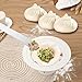 Lightweight Baozi Maker, Compact Steamed Bun Machine with ABS Baozi Press, For Easy to Use Dumpling Tool for Safe Baozi Making Device, Non Edges, Beginner Friendly(White)