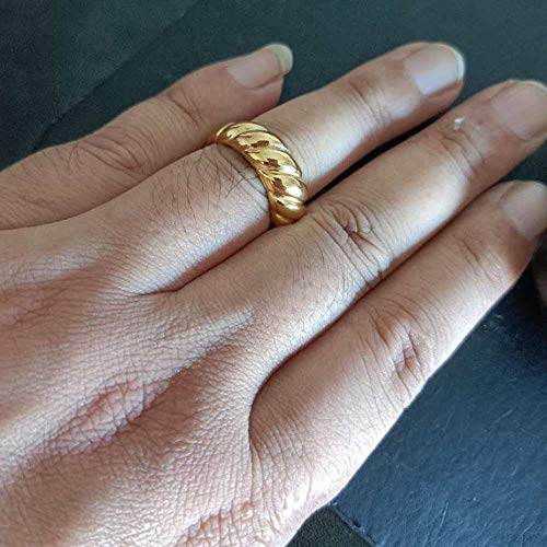 Jude Jewelers Stainless Steel Twisted Style Classical Plain Wedding Engagement Promise Anniversary Band Ring2