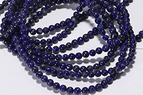 Lapis-lazuli naturel bleu royal perle ronde 4 mm pour création