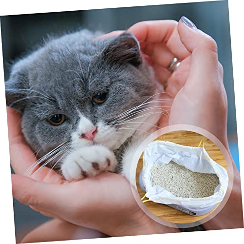Milisten 7 Peças Saco De Areia Para Gatos Novos Sacos De Lixo Para Gatos Sacos De Cordão Para Maca D