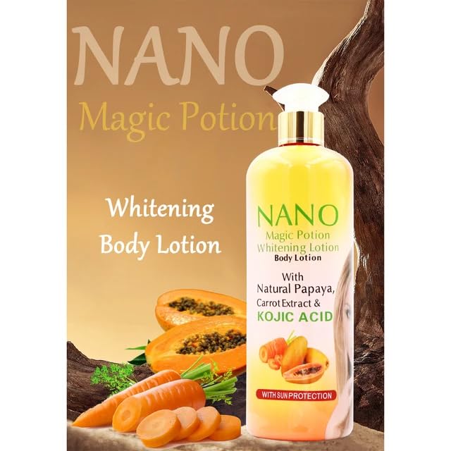 Body Milk Glutathione, Compressed, Super Strong, Bleaching and Super Brightening. Anti-Stain Concentrate, 350 ml. Contains Collagen and Hyaluronic Acid and Kojic Beauty