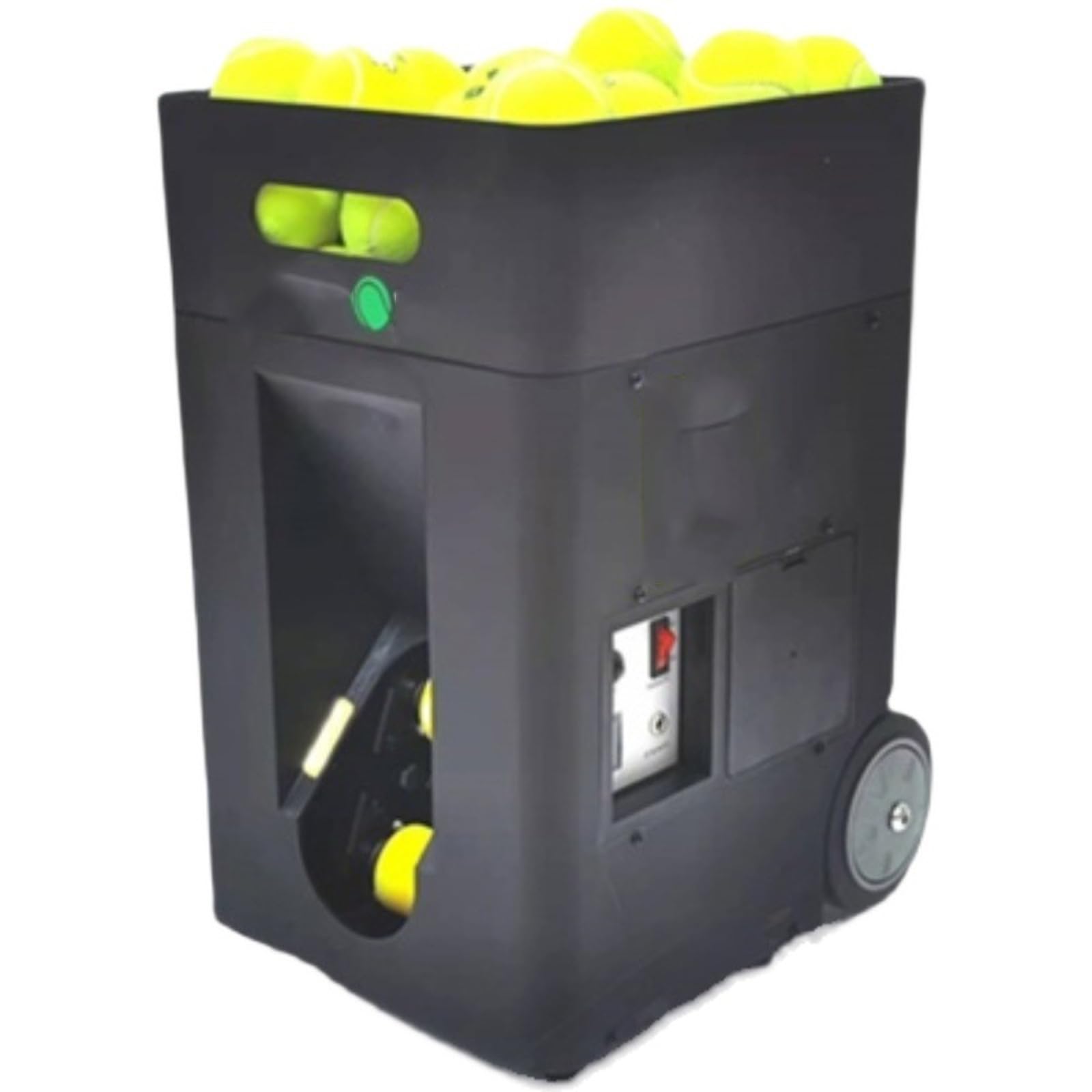 Macchina portatile per palline da tennis, lanciatore automatico con telecomando e angolo regolabile, 50 palline non incluse, per allenamento