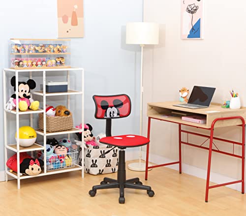 Image of Disney Mickey Mouse Adjustable Swivel Mesh Rolling Desk Chair, for Kids, Teens and Adults