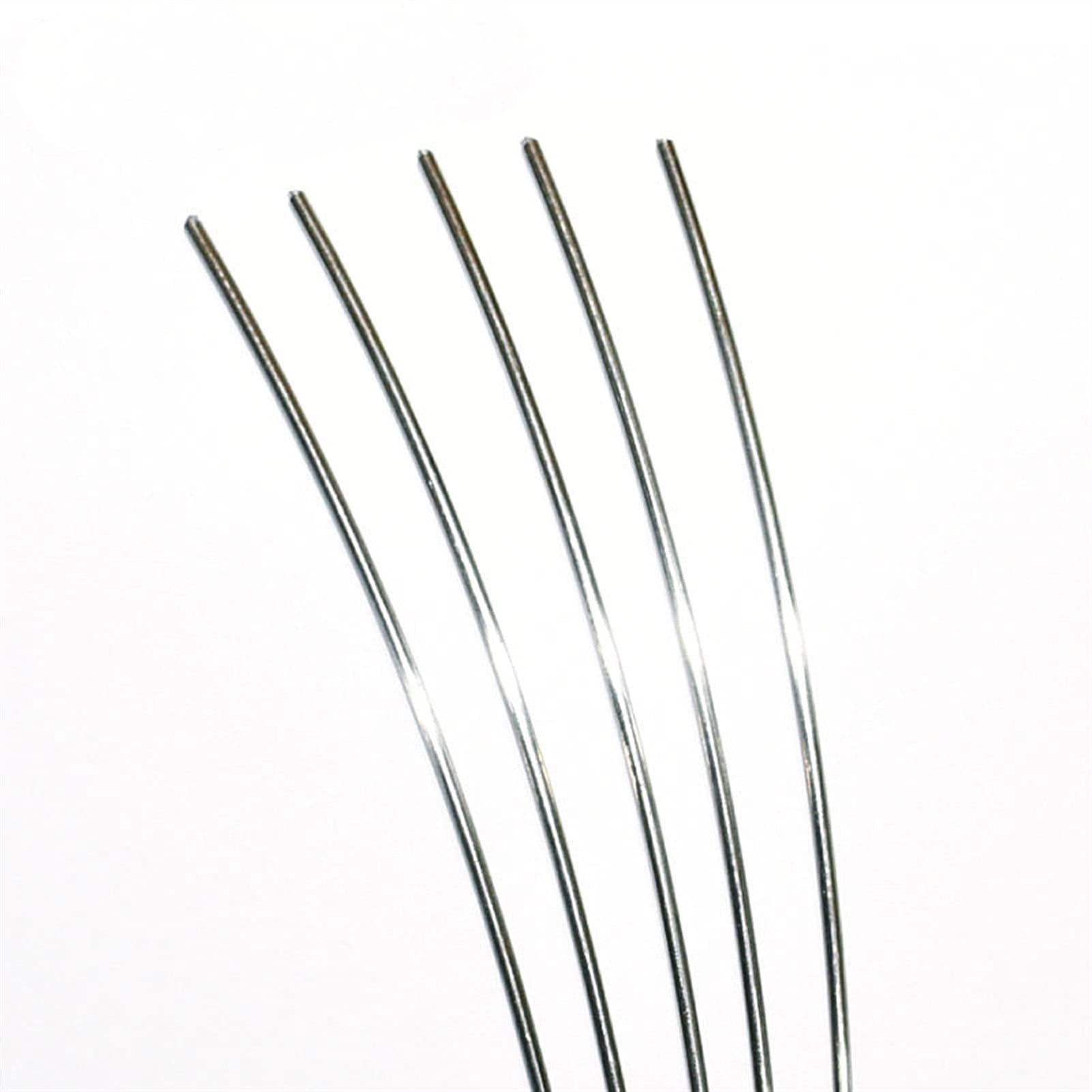 HXiaoF A2 Stainless Steel Spring Steel Wire Dia 0.4 0.5 0.6 0.7 0.8 1.0 1.5 1.8 2.0mm DIY Accessories Select Length 1 Meter 5 Meters (Length : 5 Meters, Outer Diameter : 0.6 mm)