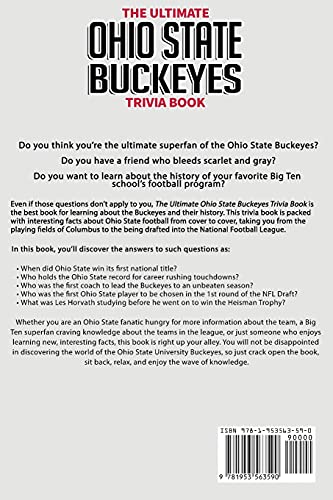 The Ultimate Ohio State Buckeyes Trivia Book: A Collection of Amazing Trivia Quizzes and Fun Facts for Die-Hard Buckeyes Fans! - Image 2