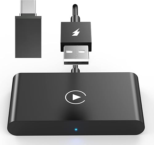 Adaptador inalámbrico CarPlay, esbeecables iPhone inalámbrico Carplay Dongle para automóviles CarPlay con cable de fábrica OEM, convertir CarPlay