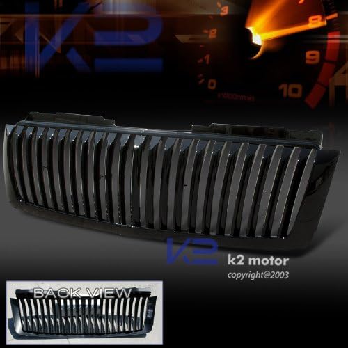 k2motor 2007 08 09 2010 Chevy Avalanche Front Hood Grill Grille Black Color