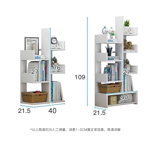 EYHLKM Bücherregal Bücherregal Einfach Wohnzimmer Lagerregal Tisch Student Haushalt Boden Einfach – Bild 3