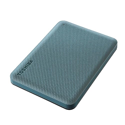 Image of Toshiba Canvio Advance 2TB Portable External HDD, USB3.0 for PC Laptop Windows and Mac. 3 Years Warranty. External Hard Drive - Green