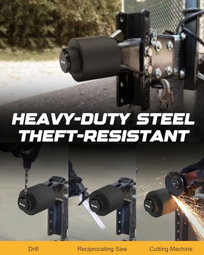 RETRUE Heavy Duty Trailer Hitch Ball Lock