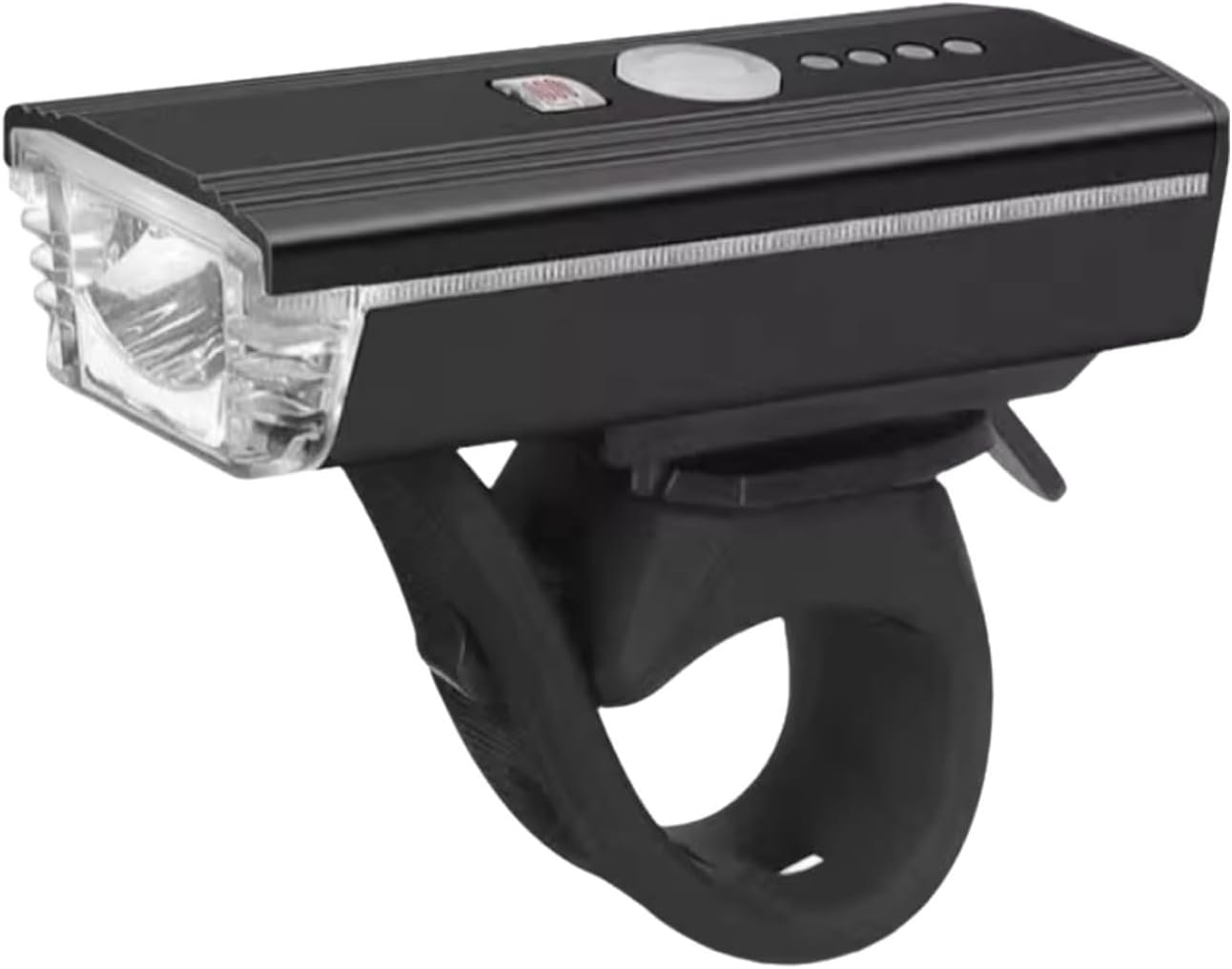 Compact Aluminum Alloy Bicycle Bell Mountain Bike Headlight Bell Black Mini Loud Speaker Night Riding Equipment Easy Installation