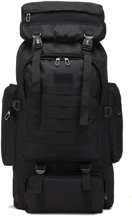 Tactical Military Molle Backpack 65L 900D Oxford Waterproof Internal-Frame Hiking Camping Backpack Sports Bag With Rain Cover