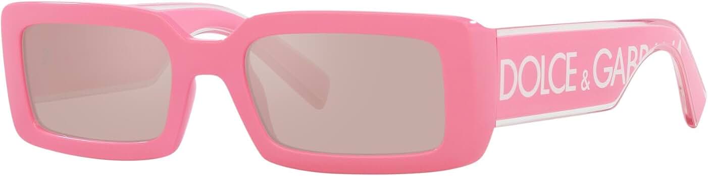 小物 DOLCE&GABBANA Logo Sunglasses White Pink Dolce & Gabbana - Girls Pink Logo Sunglasses | Childrensalon